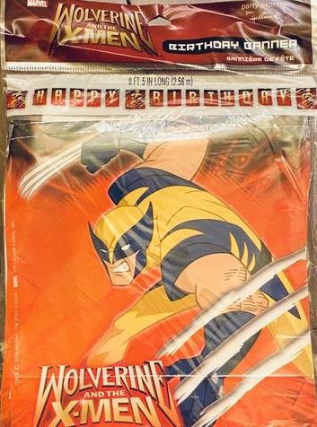 Wolverine and the X-men Party Celebration Banner